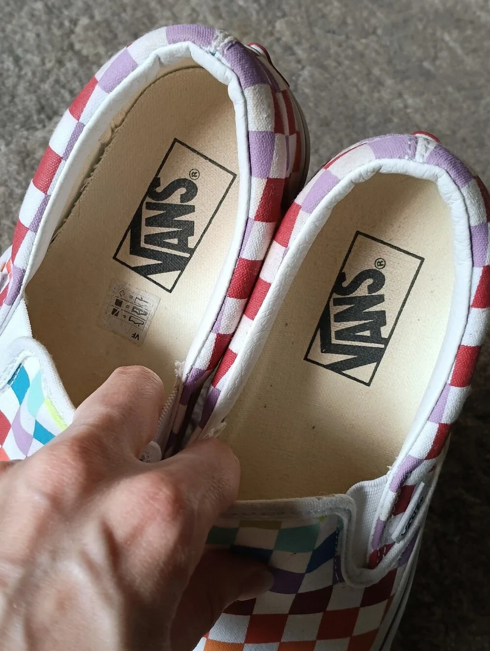 Vans classic checkered